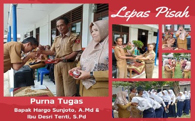 Lepas Pisah Purna Tugas 2 Guru SMPN 1 Liwa