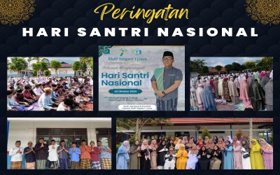 Peringatan Hari Santri Nasional (HSN) 2024 di SMPN 1 Liwa